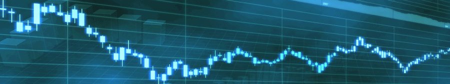 Blue Candle Stick Chart