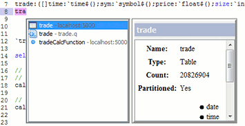 Code Completion of server variables