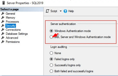 Microsoft SQL Security