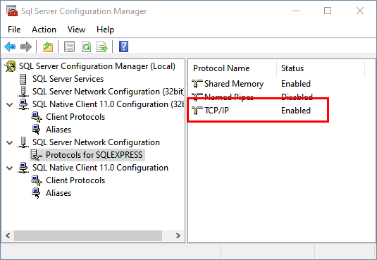 Microsoft TCP