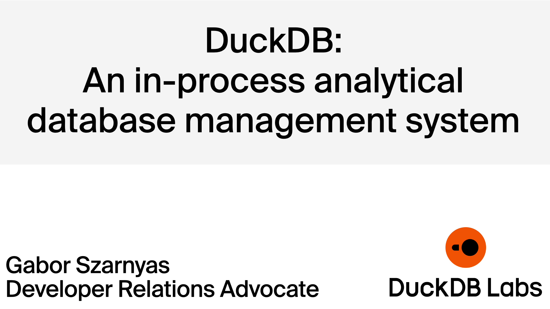 DuckDB Database
