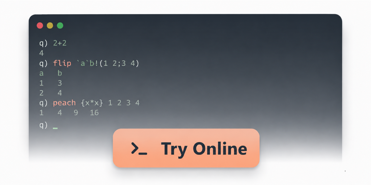Try PeachQ online in the browser REPL
