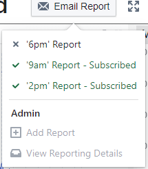 Subscribing to an emailed report