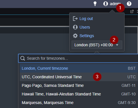 TimeZone Setting