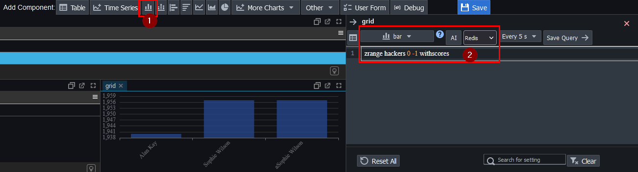 Redis Live Chart