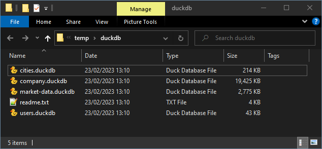 DuckDB File Association