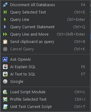 Query Shortcuts